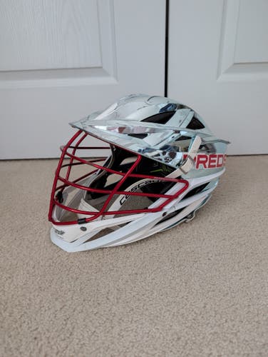 Chrome Silver Predators Cascade XRS Pro Helmet (Used)