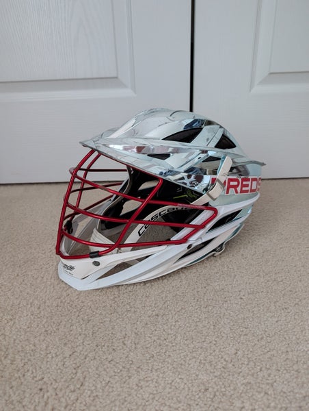 Chrome Silver Predators Cascade XRS Pro Helmet (Used)