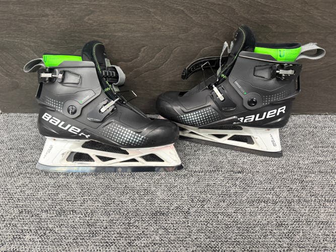 Bauer Konekt Hockey Goalie Skates Regular Width 9 (Used) 4MM STEEL