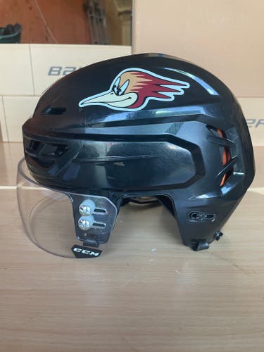 CCM Tacks 710 Pro Stock Hockey Helmet Visor Combo Medium Black 3299