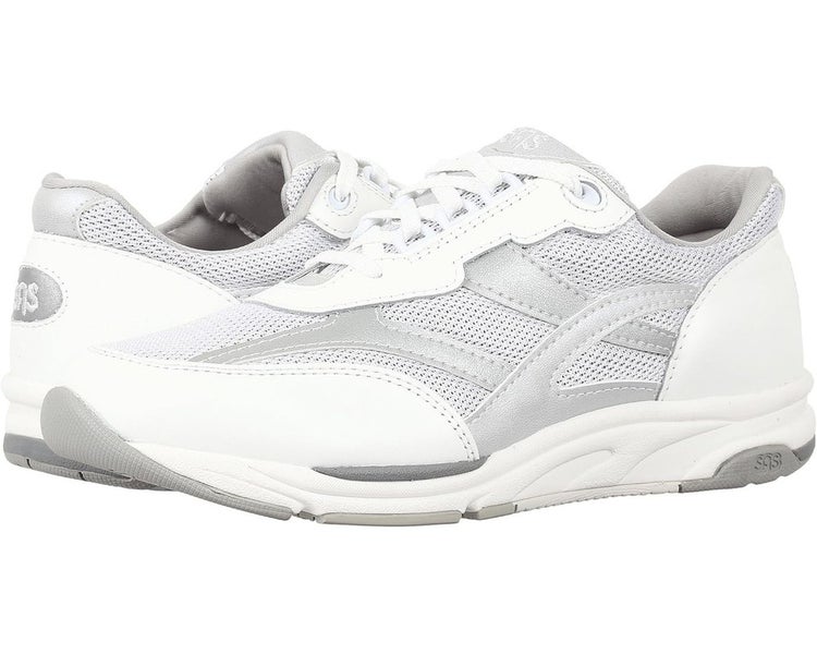 SAS Tour Mesh 2108-077 Sneakers Women's 7.5 Silver Lace Up Walking Shoes TZP257