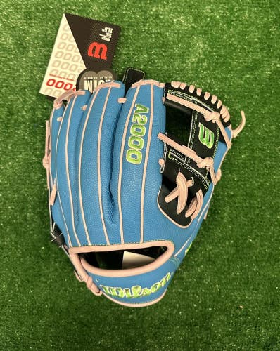 Wilson A2000 11.5" GOTM 1786 Infield Baseball Glove - Sky Blue Lavender Navy