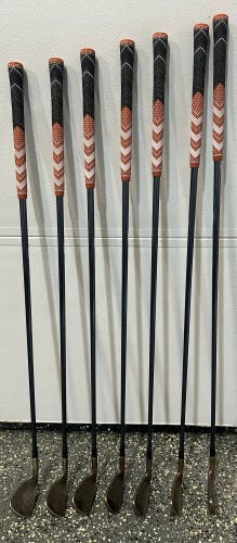 Men's 2024 TaylorMade P-790 Right Handed Iron Set Stiff Flex Graphite Shaft (Used)