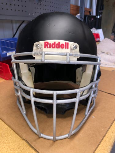 USED RIDDELL SPEED ADULT HELMET - LARGE - FLAT BLACK