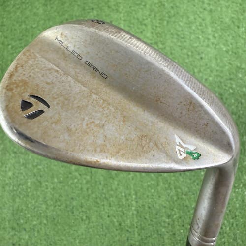Taylormade MG4 Milled Grind 4 Raw 58 MB 12 Lob Wedge KBS 610 Wedge 115g Steel