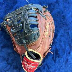 Brown Rawlings Sandlot Series LH First Base Baseball Glove 12.5" (Used)