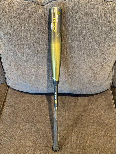 Rawlings Icon Composite BBCOR Certified Bat (-3) 28 oz 31" (Used)