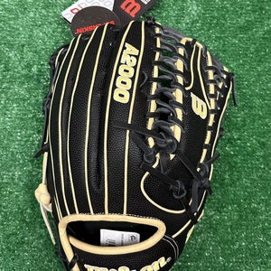 Wilson A2000 12.75" Classics OT7 Outfield Baseball Glove - Trapeze Web Black