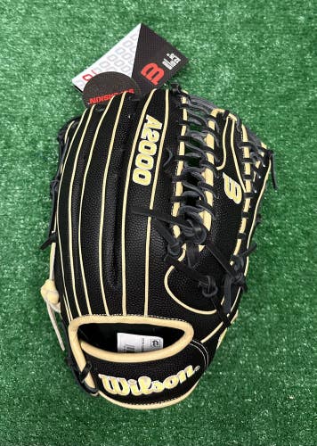 Wilson A2000 12.75" Classics OT7 Outfield Baseball Glove - Trapeze Web Black