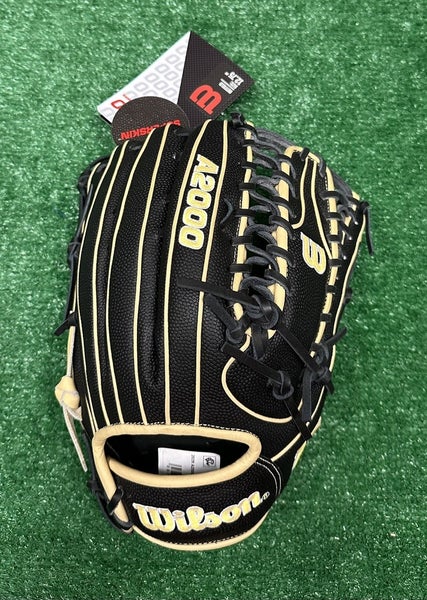 Wilson A2000 12.75" Classics OT7 Outfield Baseball Glove - Trapeze Web Black