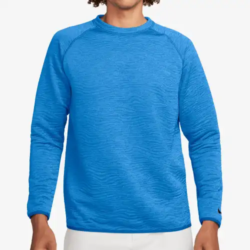 Nike Sweatshirt Golf Tour Dri Fit Crew Neck Pullover w/ Side Pocket L