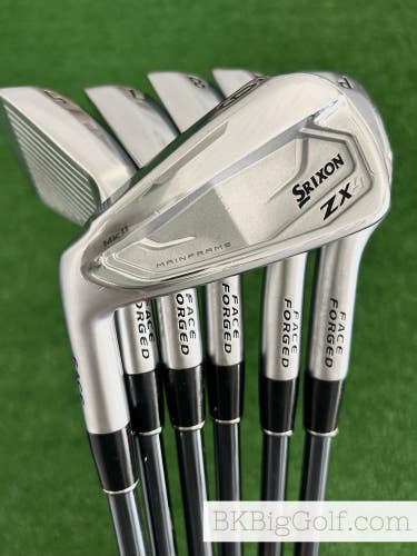 LH Srixon ZX4 Mkii Forged Iron Set 5-P / Recoil F3 Regular Graphite