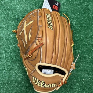 Wilson A2000 12" Classics B23 Left Handed Pitchers Baseball Glove - Saddle Tan