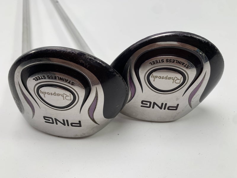 Ping Rhapsody 5 & 7 Fairway Wood Set 18* 21* ULT 129 Ultra Light Ladies RH