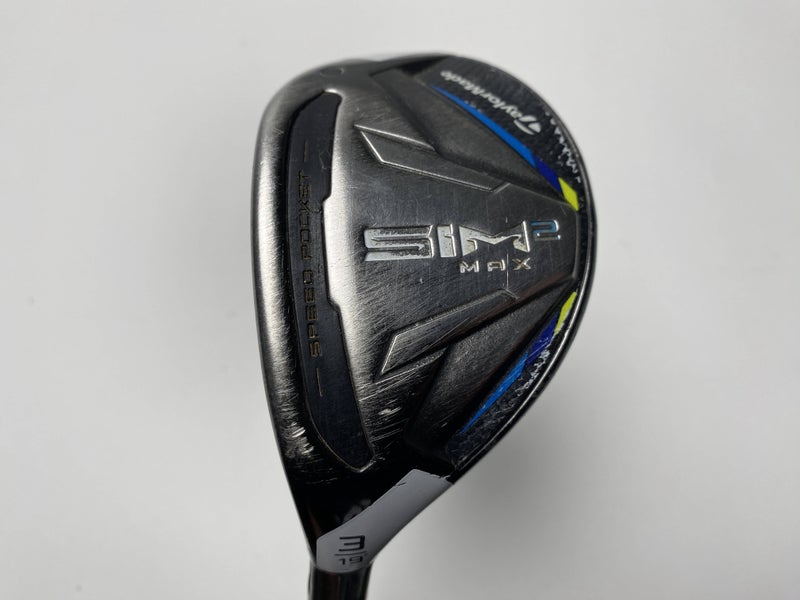 TaylorMade SIM2 MAX Rescue 3 Hybrid 19* Ventus Blue 6R Regular LH Midsize Grip