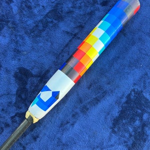 White 2023 DeMarini Prism+ Composite Bat (-10) Composite 22 oz 32" (Used)