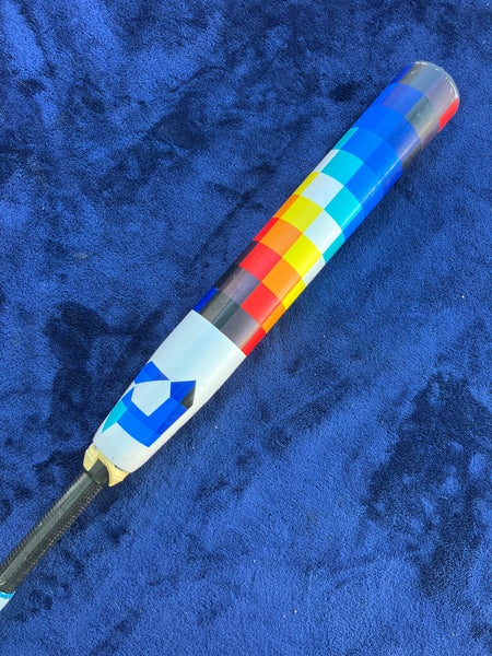 White 2023 DeMarini Prism+ Composite Bat (-10) Composite 22 oz 32" (Used)