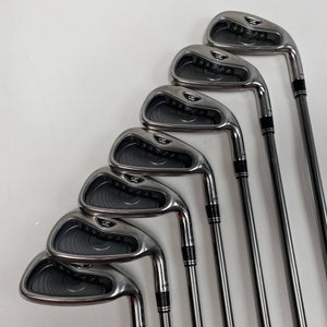 TaylorMade R7 XD Iron Set 4-PW UltraLite 65g Stiff Graphite Mens RH
