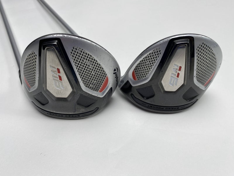 TaylorMade M6 3 & 5 Fairway Wood Set 16.5* 19.5* Fujikura 45g Ladies RH