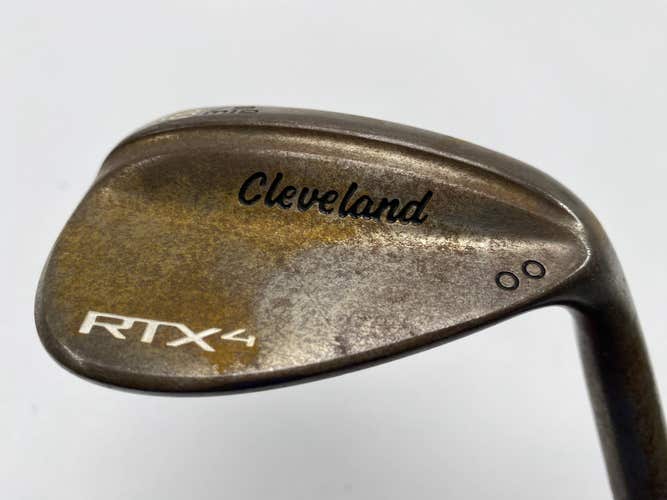 Cleveland RTX 4 Tour Raw 58* 9 True Temper Dynamic Gold Tour Issue S400 Wedge RH