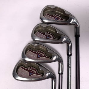 Callaway Solaire Gems Iron Set 6-9 Ladies Gems Ladies Graphite Womens RH