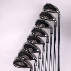 Callaway Big Bertha 2004 Iron Set 4-PW+AW Big Bertha Uniflex Steel Mens RH