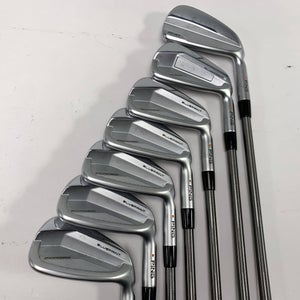 Ping Blueprint S Iron Set 4-PW Orange Dot 2* Flat  SteelFiber i110 CW Regular RH