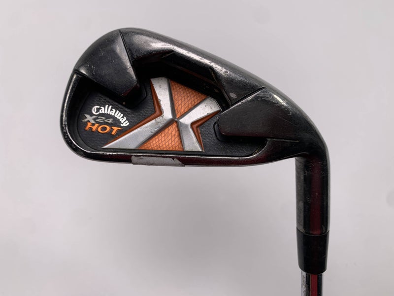 Callaway X-24 Hot Single 6 Iron Uniflex Steel Mens RH Midsize Grip