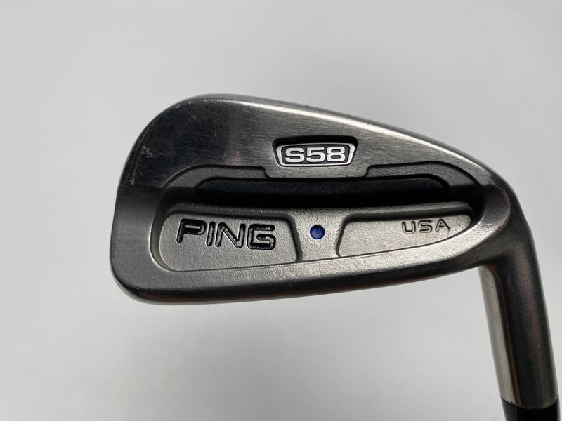 Ping S58 Single 6 Iron Blue Dot 1* Up Karsten Z-Z65 Stiff Steel Mens RH