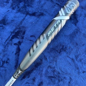 Black 2022 Louisville Slugger Meta Composite Bat (-10) Composite 21 oz 31" (Used)