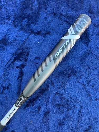 Black 2022 Louisville Slugger Meta Composite Bat (-10) Composite 21 oz 31" (Used)