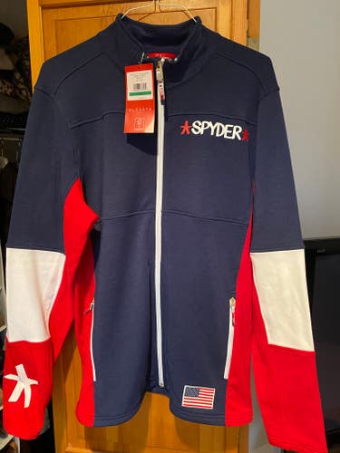Team USA Men's Large Spyder Fleece Jacket (New)