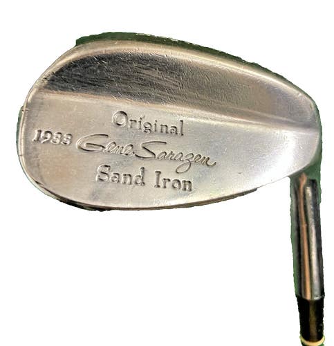 Wilson R-90 Original 1933 Gene Sarazen Sand Iron Wedge RH Steel 35" Leather Grip