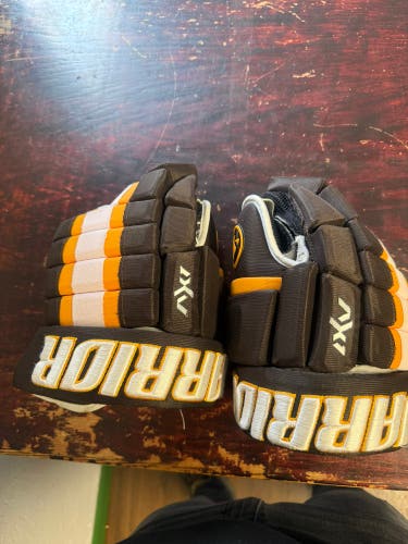 Custom franchise Brown Warrior AX1 Pro Gloves 13" (Used)