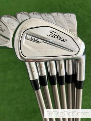 Titleist T350 / T200 23 Forged Combo Iron Set 5-48 / SteelFiber i80 Stiff