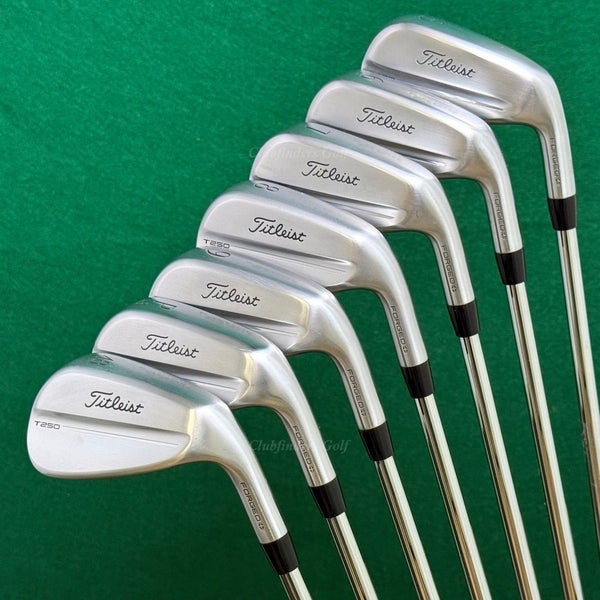 Titleist T250 Forged 2025 5-GW Iron Set True Temper AMT Black Steel Stiff
