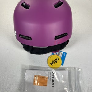 Giro Crue MIPS CP Snow Sports Helmet Matte Berry Youth Small -NEW