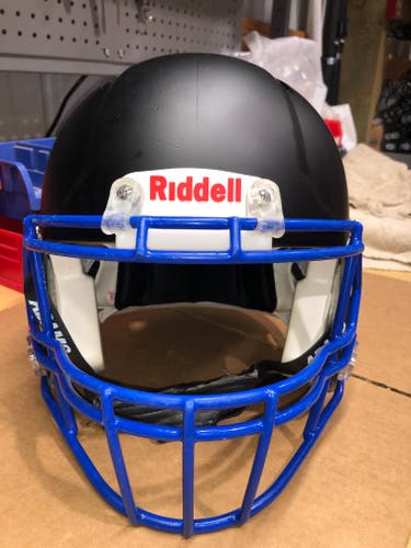 USED RIDDELL SPEED ADULT HELMET - LARGE - FLAT BLACK