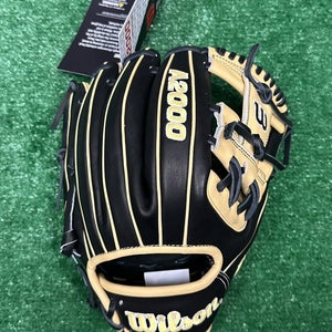 Wilson A2000 11.5" Classics 1786 Infield Baseball Glove - Black