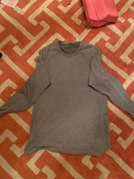 Gray Metal Vent Tech  Large Lululemon Shirt (New)