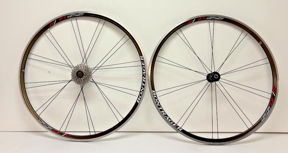Bontrager SSR 9-Speed 24/20-Spoke Black Aluminum 622x15/700C Road Bike Wheelset