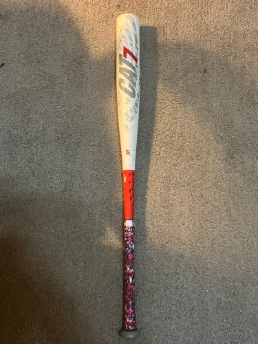 2017 Marucci CAT7 Alloy BBCOR Certified Bat (-3) 30 oz 33" (Used)