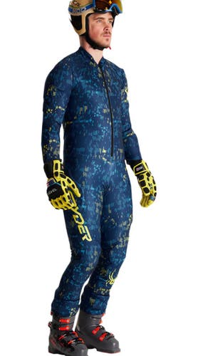 Men's XXL 2025 Spyder Padded Racing GS  Ski Suit (New) FIS Legal