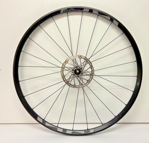 e*Thirteen XCX 24-Spoke Aluminum Tubeless Disc Brake Thru Axle 700C Front Wheel