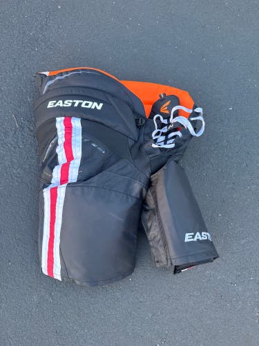 Sr Medium Easton Mako Ice Hockey Pants Blackhawks Pro Stock Colorway