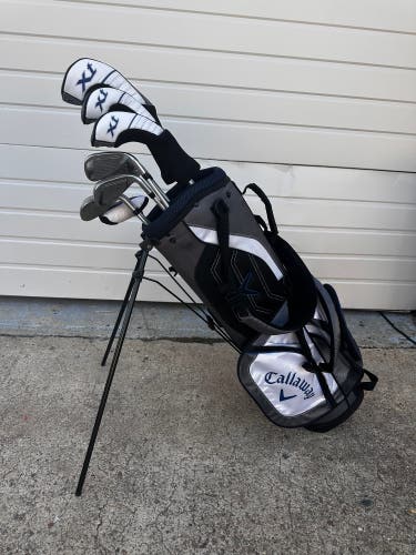 Junior Callaway Junior XT Clubs (Full Set) Left Hand Regular Flex 10 Pieces (Used)
