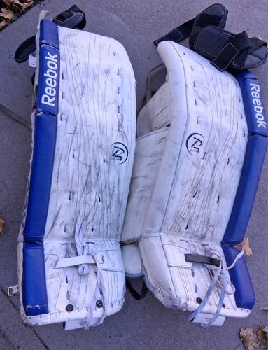 34+1" Reebok Premier 4 14K Goalie Leg Pads (Used)