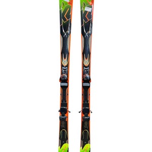Used A7 AMP Mens DH Ski/Binding Green 167 cm 11706-S000366161