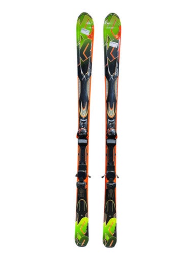 Used A7 AMP Mens DH Ski/Binding Green 167 cm 11706-S000366161