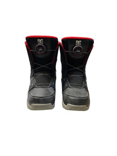 Used DC Shoes BOA Boys Snowboard Boots Black Junior 05 11706-S000366086